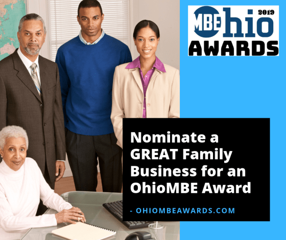 OHDiversityNet's tweet photo. DO YOU KNOW A GREAT FAMILY OWNED BUSINESS???  NOMINATE THEM TODAY, FOR THE ANNUAL OhioMBE Awards.  You can visit us at https://t.co/SBnMOi96QA, or https://t.co/zImHTKEe1C https://t.co/Z99Zn2dBzt