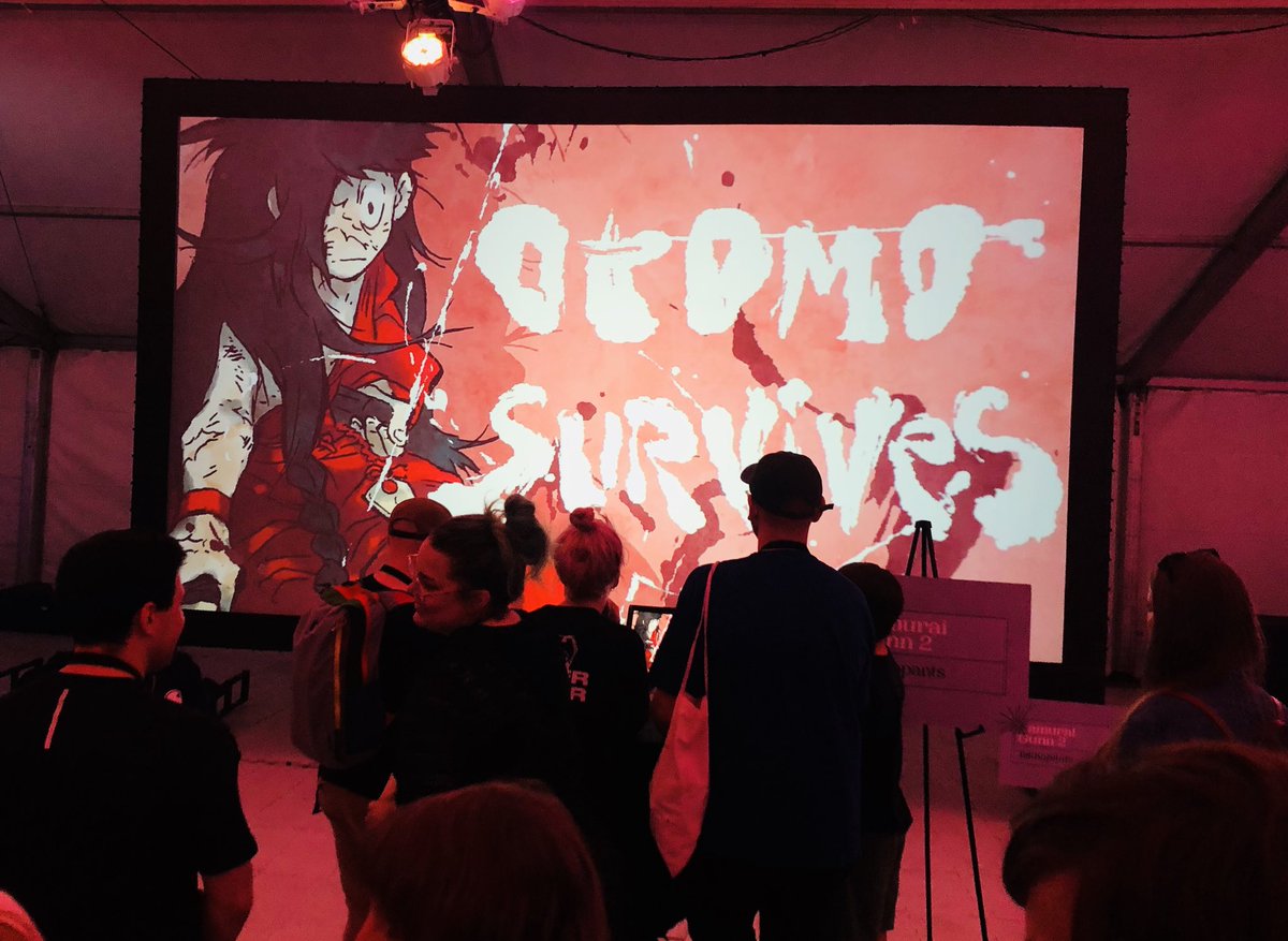 SamuraiGUNN's tweet photo. Thanks to everyone who played Samurai Gunn 2 at #xoxofest this weekend! Definitely the most kind + thoughtful festival I’ve ever been to. -Adam https://t.co/0dvZIwss1G