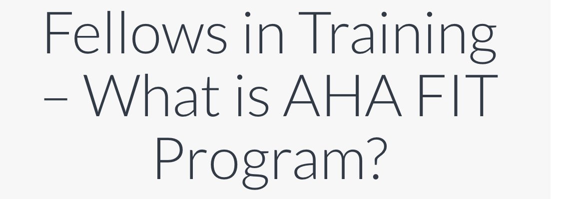 Calling all VASCULAR NEUROLOGY FELLOWS! Apply for #AHAFIT. Be a leading voice for #Stroke in the @AHAScience @StrokeAHA_ASA @AHAMeetings. Make an impact on building healthier lives.@fournier_lauren @noshreza  @JeffHsuMD  professional.heart.org/professional/M…