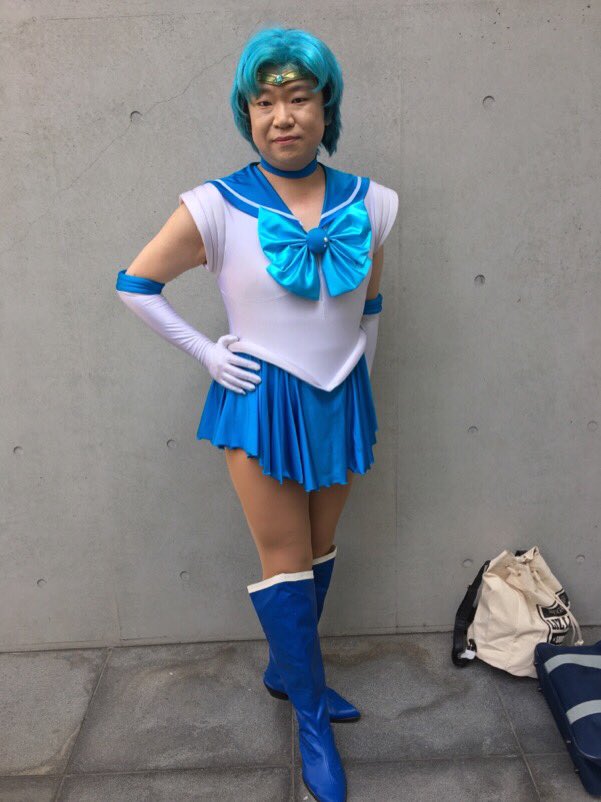 セーラーマーキュリー コスプレ衣装一式 M 桜の恋 早い者勝ち♡【美品】セーラーマーキュリー♡桜の恋