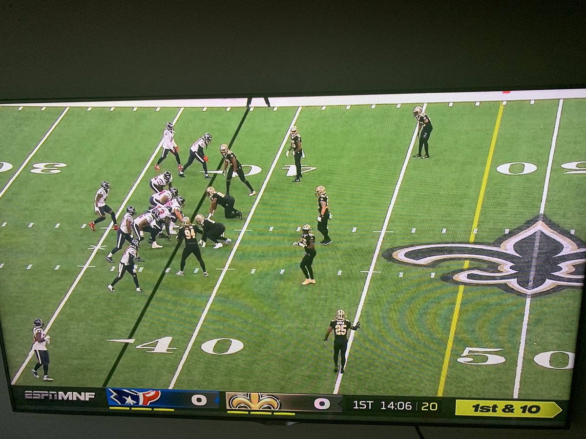 It’s just preposterous to have the down and yardage box be yellow.   Looks like a flag every play.   How does somebody not realize it?