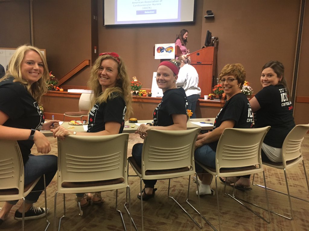 annfallison's tweet photo. These ladies crushed the first round of the 2019 Critical Care Bowl! #WildWildWest #unstoppablenurses @iuhealthwest https://t.co/QinfpojIdw