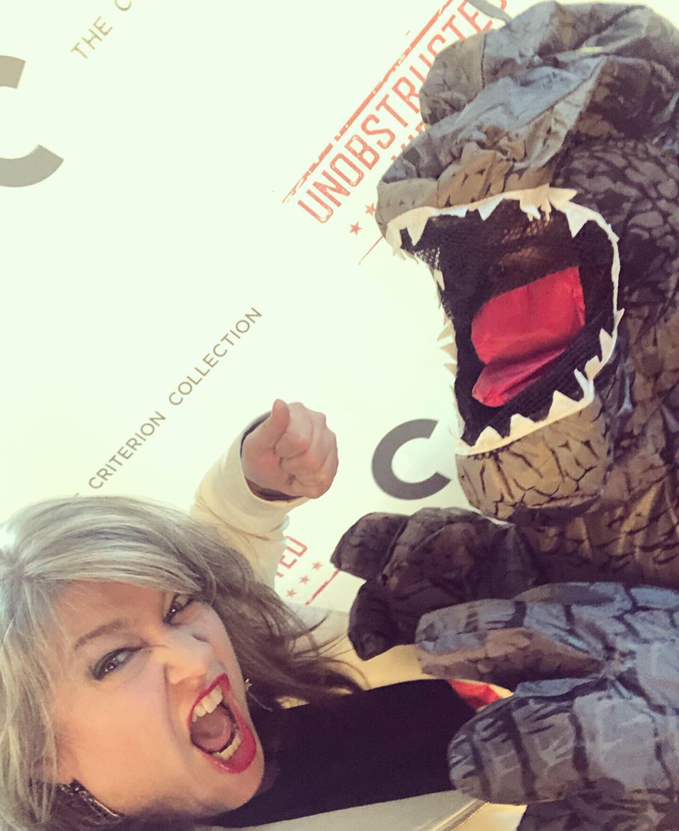The best red carpet is one where you can knock out GODZILLA! Way to go, @Criterion & @UnViewInc! #criterioncollection #film #redcarpet #godzilla #filmpreservation #tiff #tiff19 #tiff2019 #filmfest #filmfestival