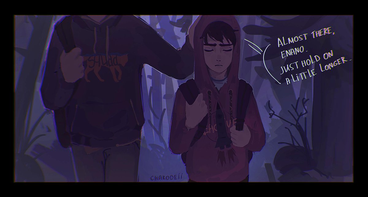 kudsnk's tweet photo. 'The-wolf-bros' pt. 1
Inspired by Two Door Cinema Club - Undercover Martyn song (somehow lol)

ps. I madly love these smol dudes and wanna draw them sosososoooso muCHO more, please love them too?
#LifeIsStrange #LifeIsStrange2 #lis2 #art #fanart https://t.co/vvdsm6KWUu