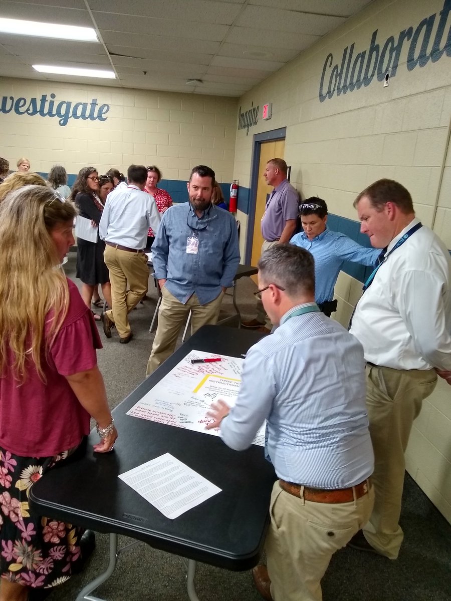 Sharing ideas and making connections with a Chalk Talk activity at our first Secondary MTSS Community of Practice #forallkids #inittogether <a href="/ncmtss/">NCDPI MTSS</a> <a href="/BuncombeSchools/">Buncombe Schools</a>