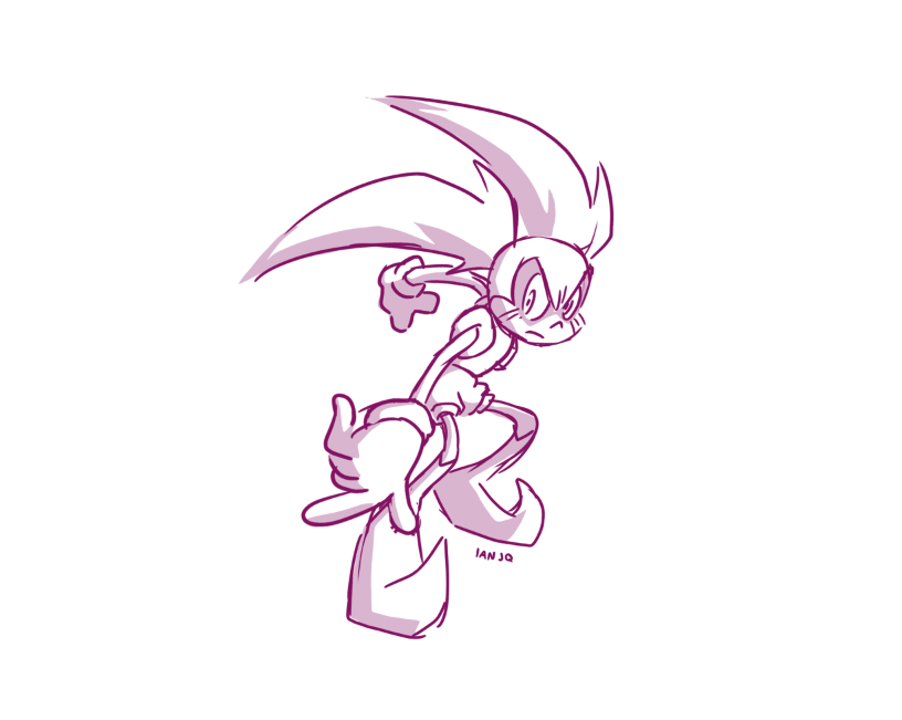 ianjq's tweet photo. maybe it's finally OK to share this sketch lol #Dreamcast20th https://t.co/DvQDNC5KCm