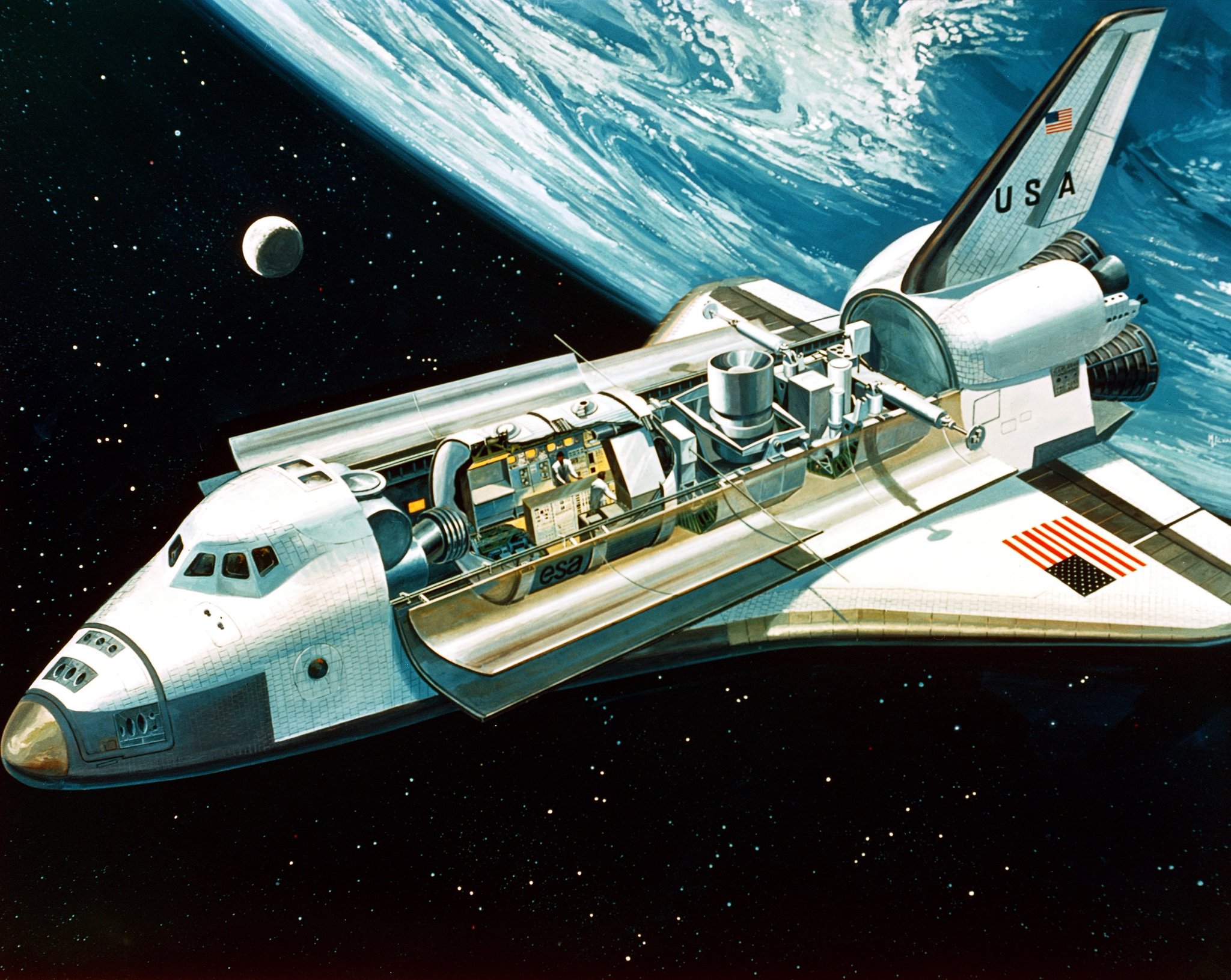 تويتر \ Humanoid History على تويتر: "1976 NASA concept art with an inside view of a future space shuttle. https://t.co/UUcsylTKK0"