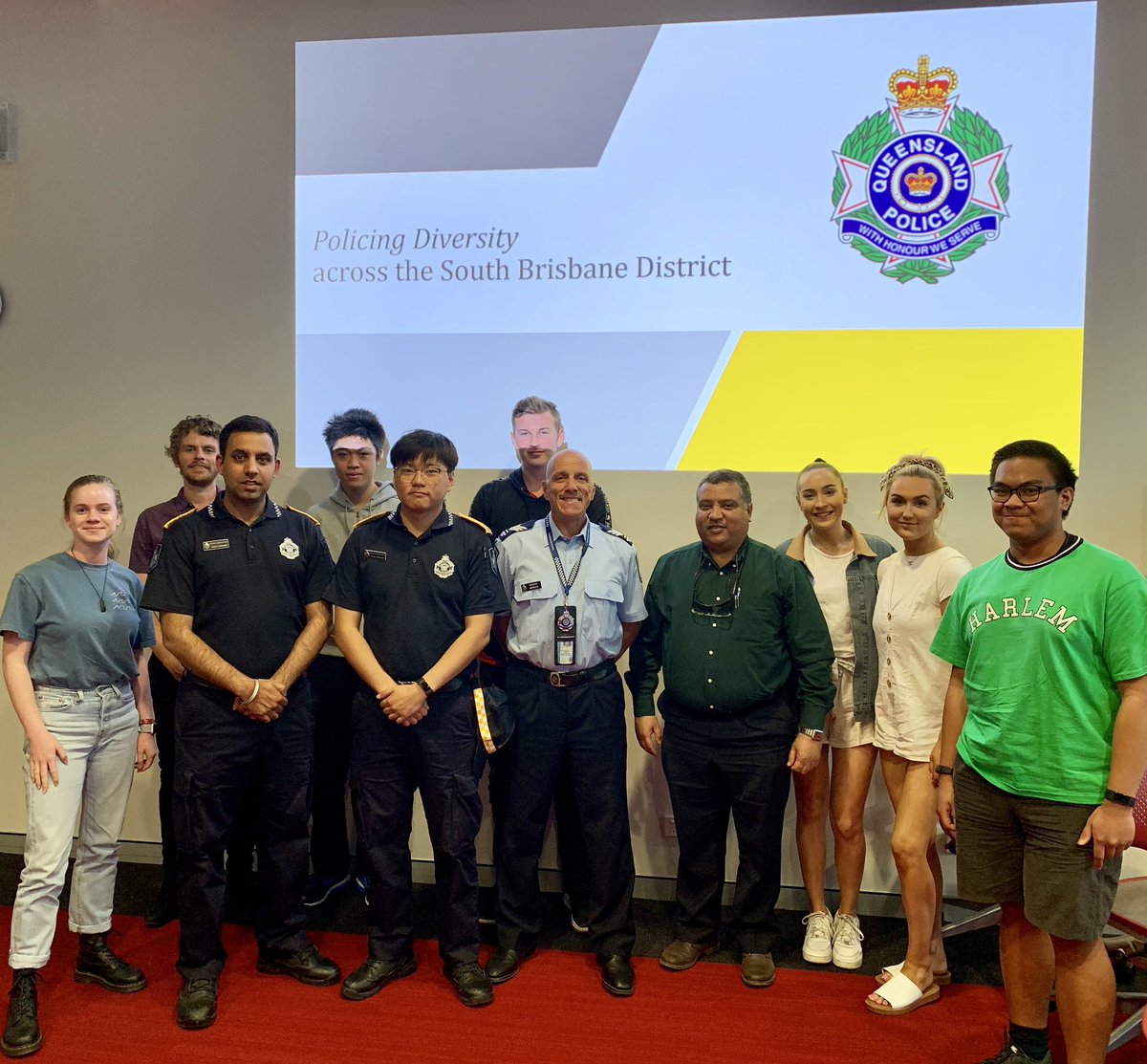 Professor Toby Miles-Johnson (@drtmilesjohnson) on Twitter photo Thrilled to have Sergeant Jim Bellos and members of the QPS Liaison Officer team speak to students studying “Policing Diversity” about the importance of their role and the diversification of the police #inclusion #diversity <a href="/CarringtonKL/">Professor Kerry Carrington</a> <a href="/qutlaw/">QUT Law</a> <a href="/QldPolice/">Queensland Police</a> Thrilled to have Sergeant Jim Bellos and members of the QPS Liaison Officer team speak to students studying “Policing Diversity” about the importance of their role and the diversification of the police #inclusion #diversity <a href="/CarringtonKL/">Professor Kerry Carrington</a> <a href="/qutlaw/">QUT Law</a> <a href="/QldPolice/">Queensland Police</a>