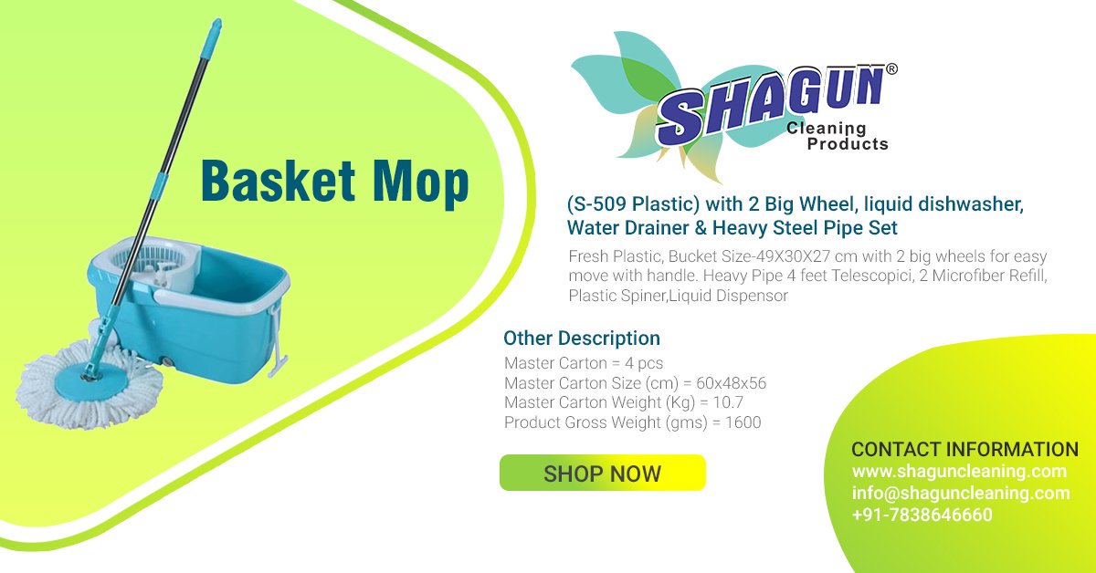 Shaguncleaning's tweet photo. Buy India's Best Quality #SHAGUN #MOPs for floor cleaning.
For inquiry: info@shaguncleaning.com, 7838646660
To know more about the product: https://t.co/6cXMKFwESn
#ShagunCleaningProducts #FloorCleaning #SpinMop #TwistCottonMop #BottleMop #BasketMop #SmartMop https://t.co/Yomn37a1Te
