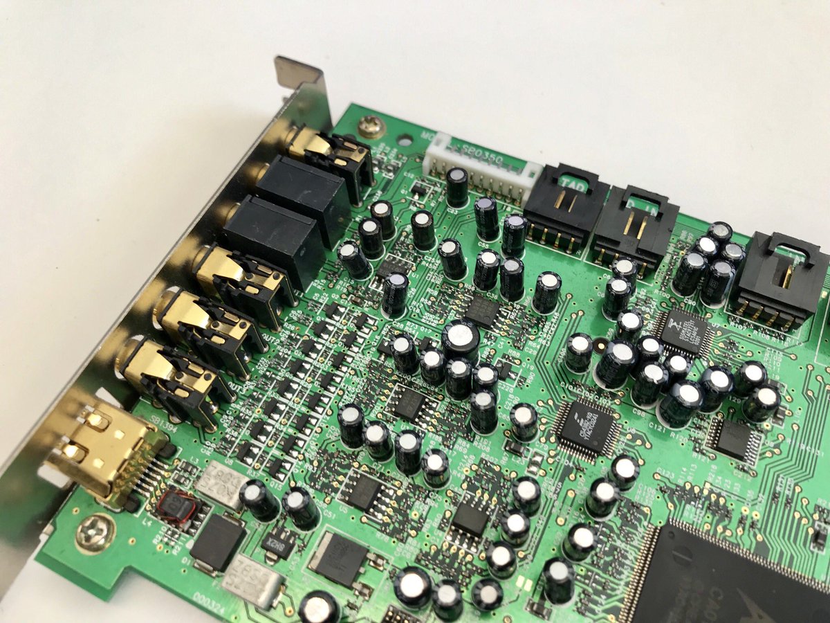 nostalgicpchar1's tweet photo. Audigy 2ZS Engineering Sample!
#audigy #soundblaster #creative #soundcard #audio #pc #pcgaming #retropc #retro #green #pchardware #pcmasterrace #dos #audiofreak #engineeringsample https://t.co/6wPmmqCgL6