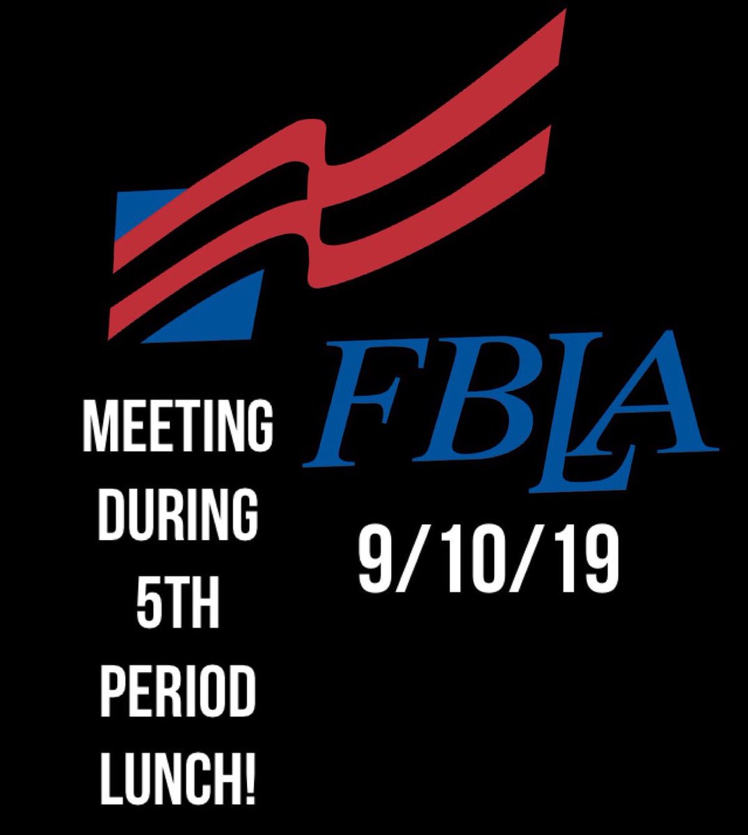 MSHS_FBLA's tweet photo. dont forget stallions! tomorrow we have a general fbla meeting during 5th period lunch! sign ups for LDI will be happening! https://t.co/WzaUulT175