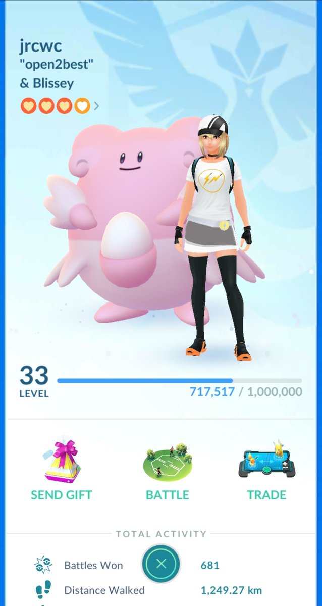 DaPaPaJJ's tweet photo. I am opening now. #PokemonGo #DaPaPaJJ #BestFriendAlert I tried sorry if you wanted the 2x xp. https://t.co/y7Seico6yv