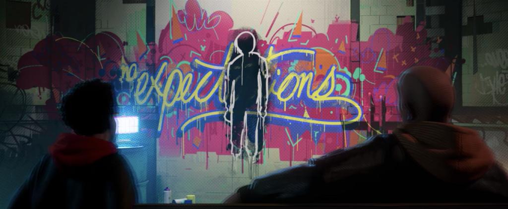 SPIDER-MAN: INTO THE SPIDER-VERSE (2018)

Directed by Bob Persichetti, Peter Ramsey, Rodney Rothman
Art direction by Dean Gordon, Patrick O'Keefe
What we learned from its filmmaker commentary: ops.fyi/Spiderverse