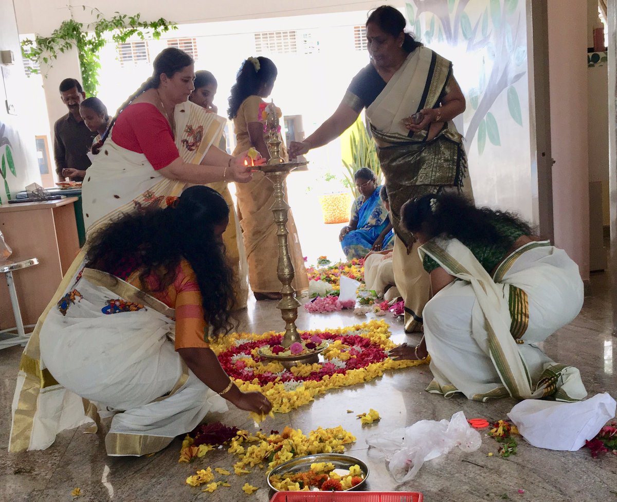 VCF_India's tweet photo. Onam, the Kerala festival of water and flowers. #Kerala #Onam2019 #educational #festival #India https://t.co/3NfIC6VeaV