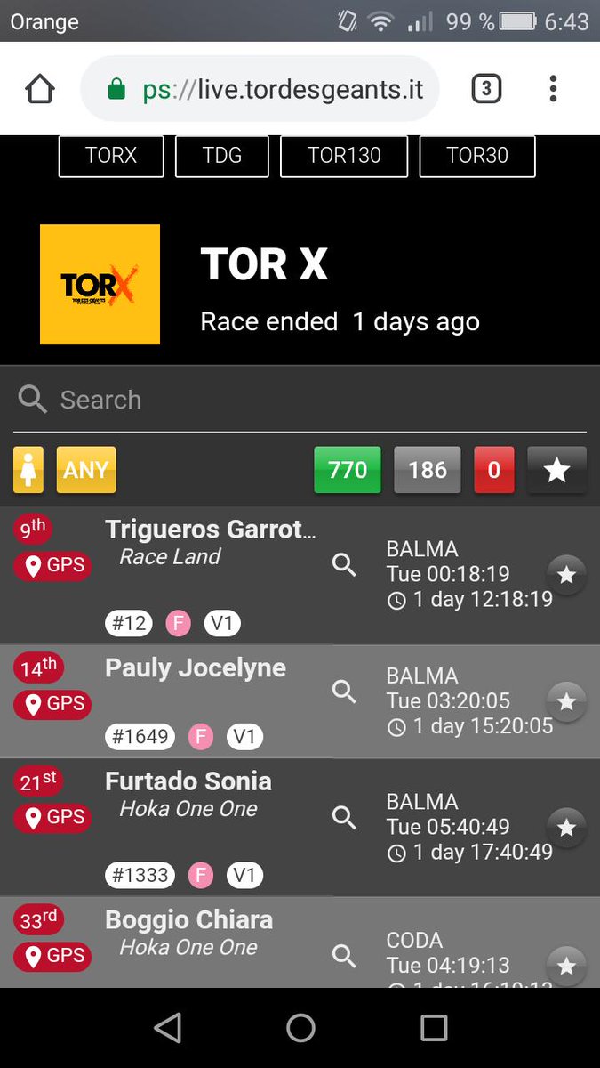 EHultratrail's tweet photo. #torlive
📍Balma 178/330
Silvia continua en 1 posicion con 3 horas de ventaja respecto a la 2 clasificada.
#torX #tordesgeants https://t.co/50zky4cjrH