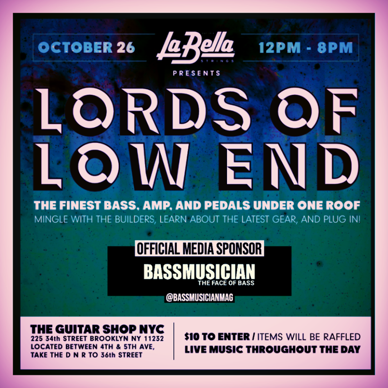 BassMusicianMag's tweet photo. ๐BASS EVENT >>> 6th Annual Lords of the ๐ธLow End ๐ค๐ผ>>> Hosted by @LaBella_Strings and @TheGuitarShopNYC >>> Official Media Sponsor @bassmusicianmag ๐
๐DETAILS >>> https://t.co/ByW8JnzZTW
#lordsofthelowend #LaBellaStrings #TheGuitarShopNYC #bassevent #bassmusicianmag https://t.co/aCWzaYi4V5