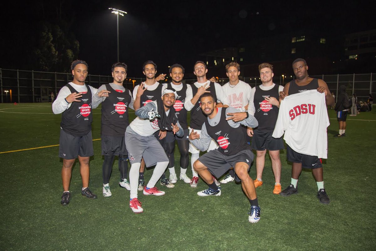 AztecRecreation's tweet photo. Looking for some friendly competition🏆? Check out Aztec Recreation Intramural Sports! This fall join leagues in soccer, flag football, softball, basketball, ultimate, indoor volleyball, kickball, tennis and spikeball. Click the link in our bio to register today! #AztecRec #SDSU https://t.co/vEdgH5LV6a