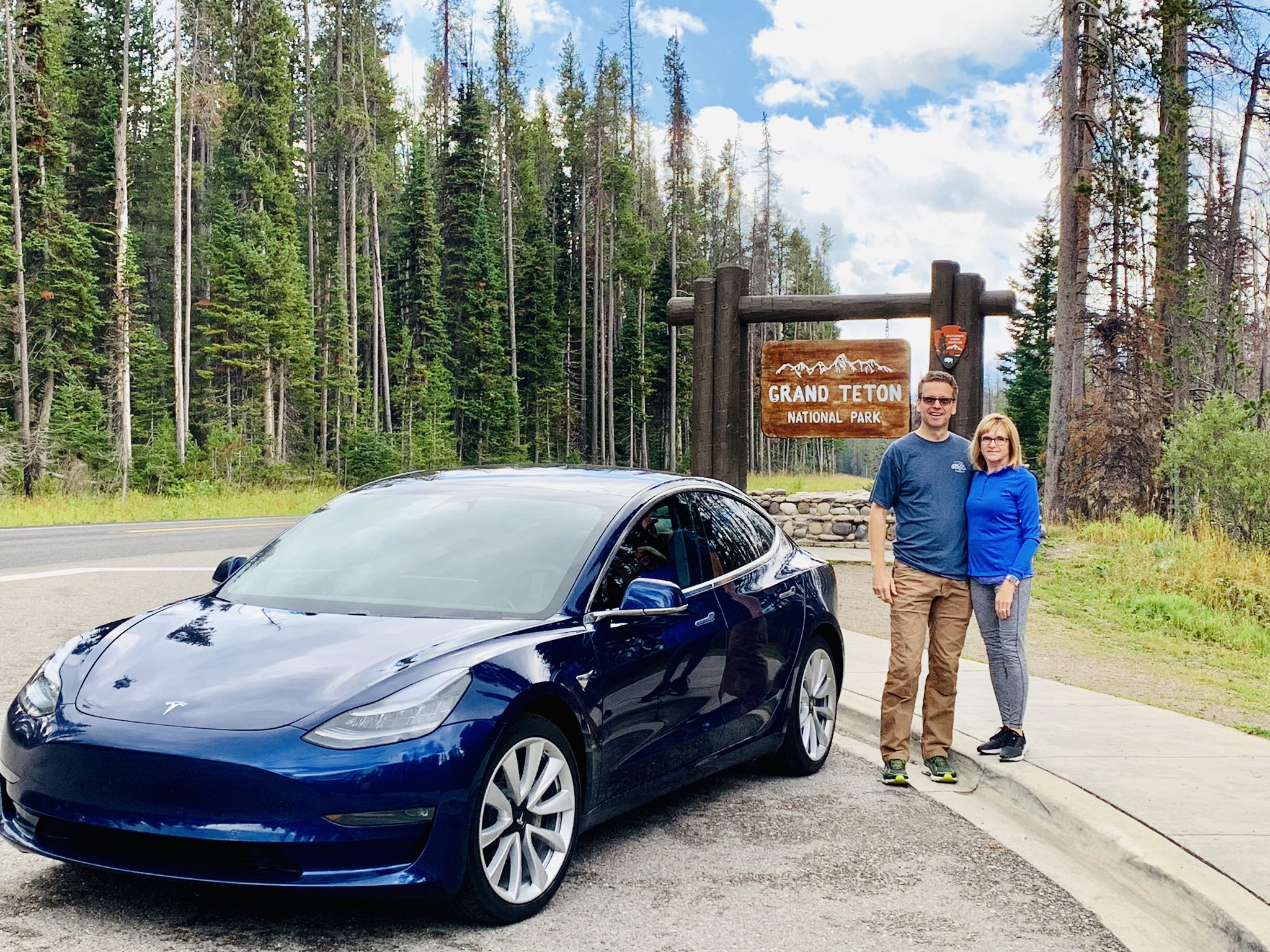 Johnmc69 on Twitter "Model 3 supercharger trip through Yellowstone and