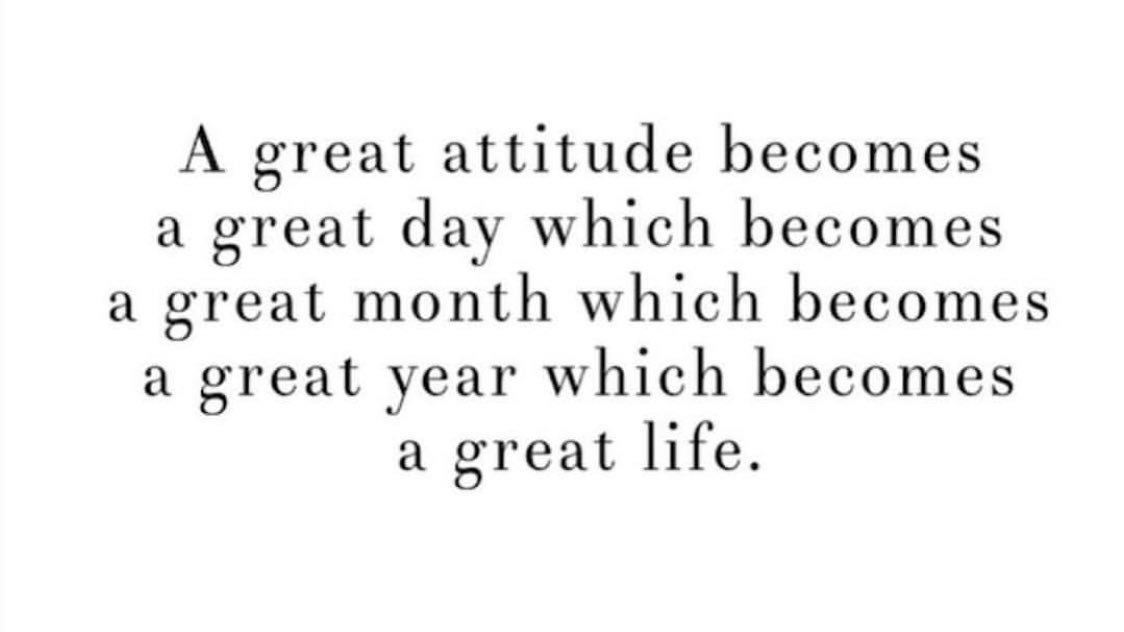 Having a great attitude doesn’t mean you have to pretend that everything is always wonderful. It means you learn to face challenges with patience, hope, determination, and a goal to seek to out the good. #edchat