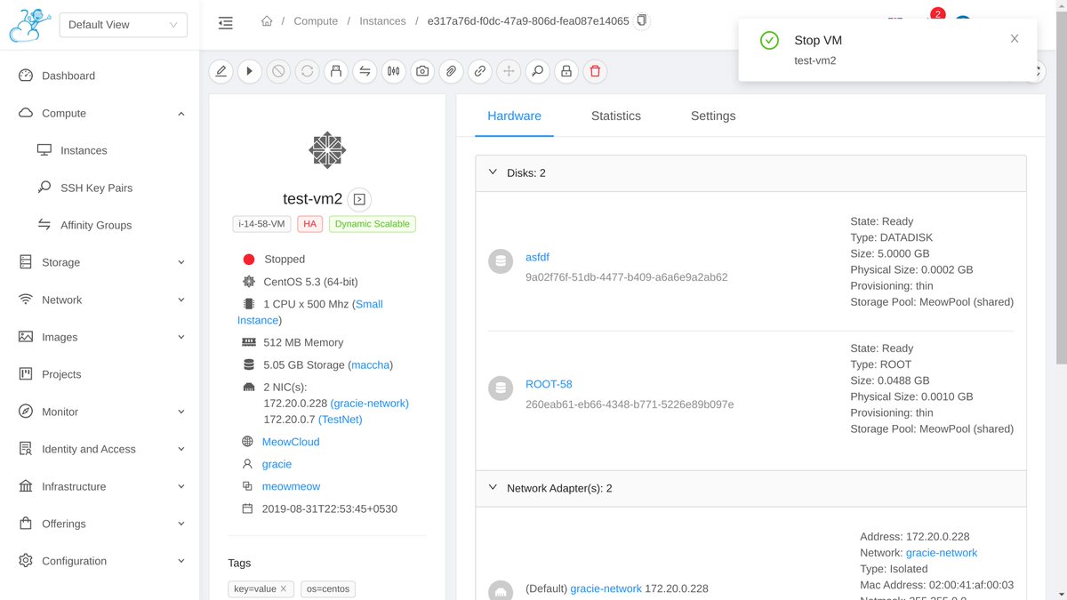 Primate, the role-based modern progressive UI for #CloudStack, has its repository here github.com/shapeblue/prim… #acna19 #cccus19 #apachecon #CloudStackWorks