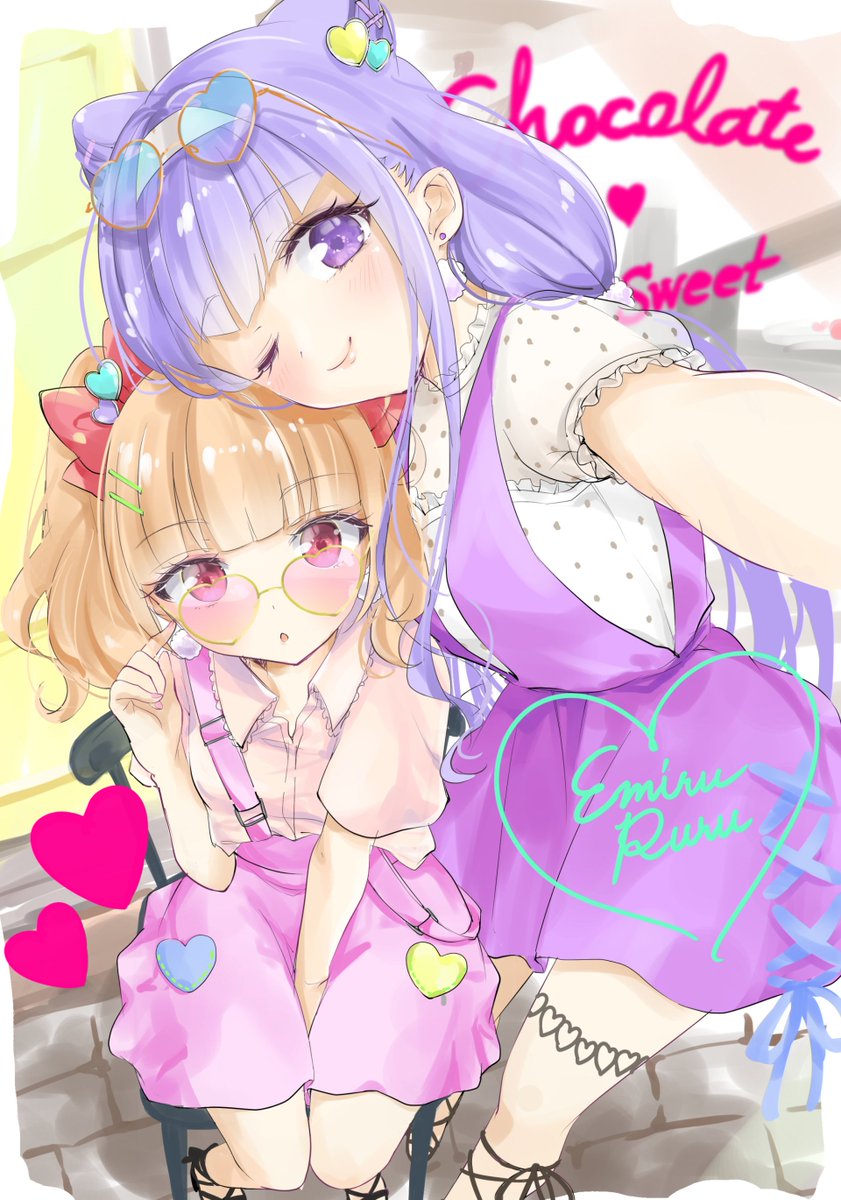 「えみルー?デート 」|小笹あんこ＠レイフレ28のイラスト