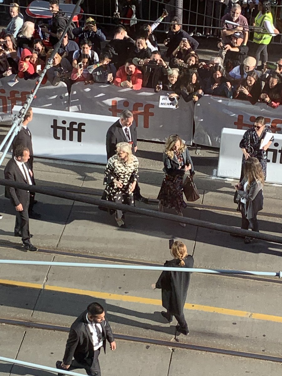 PurviTD's tweet photo. Not a bad way to start off the week. Just hanging out with some legends doing what they do best. #MerylStreep #GaryOldman #antoniobanderas #stackedcast #TheLaundromat #TIF2019 https://t.co/Ua5bBLLXWv