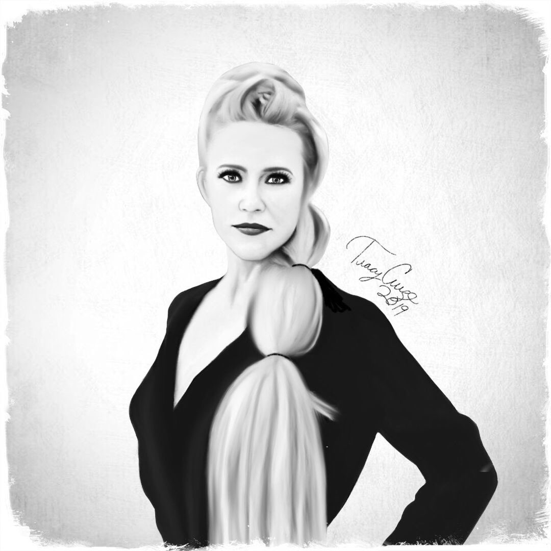 Only1Tracy's tweet photo. #graphite #drawing of @AlysonSulliva11  ~ the hair took a long time but it was well worth it! #graphitedrawing #graphiteart 
#wildforce #alysonkipermansullivan #sullivanfarmsmustard #powerrangers #portrait #artwork #powerrangerswildforce #taylorearhardt #yellowranger https://t.co/lLsCgpOnup