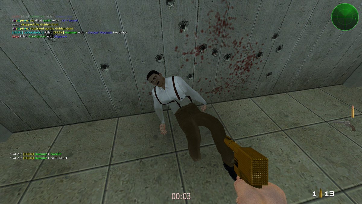 ShempTheWolf's tweet photo. GoldenEye! The weakness of all! And free to play =) https://t.co/nA8bUnz9UU https://t.co/81KDDyAhSx #b42community #freetoplay #GoldenEyeMultiplayer https://t.co/ocsqju9sSq