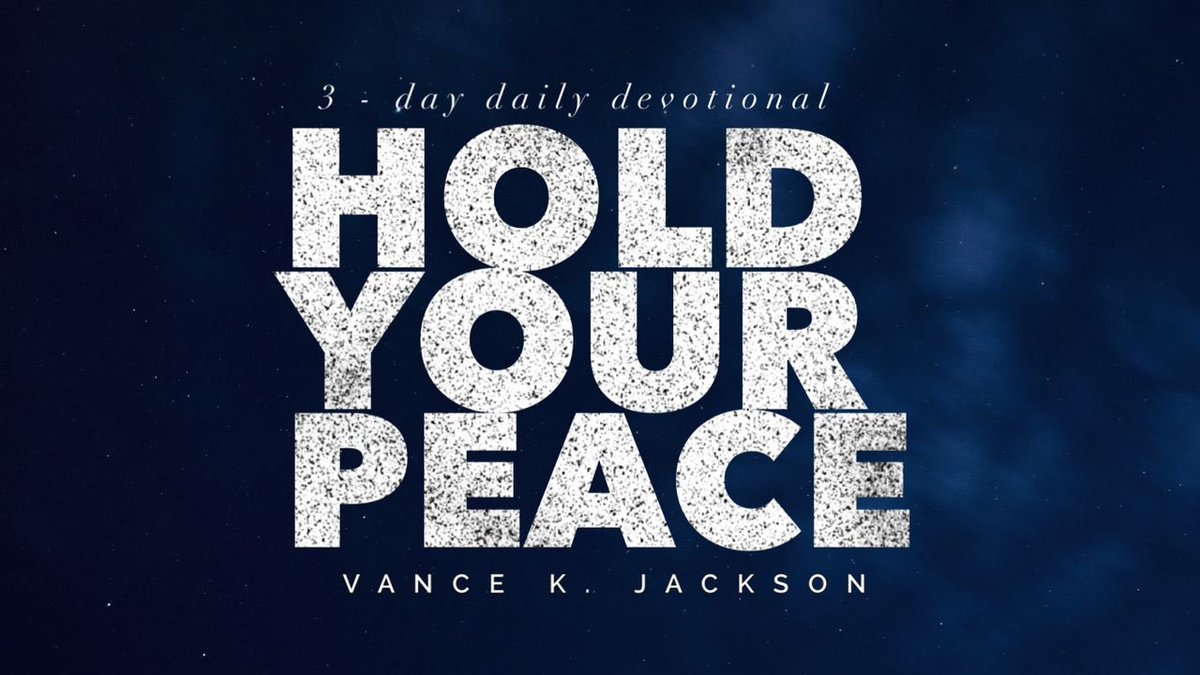 I just finished day 2 of the <a href="/YouVersion/">YouVersion Bible App</a> plan 'Hold Your Peace'. #MondayMotivation #wisdom #success