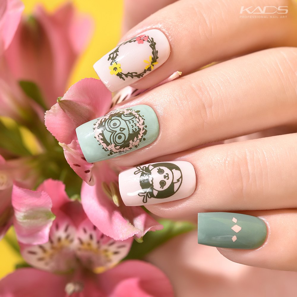 Kadsnailart's tweet photo. Nail design using KADS stamping plate ZOO 010 from AliExpress store(link in bio). #nails #kads #kadsnailart #nailart #nailfashion #nailwork #naildesigns #nailplates #kadszoo #kadszoo010 #nailpolish #nailartaddict #deernails #summernails https://t.co/FVYJyLaBXq