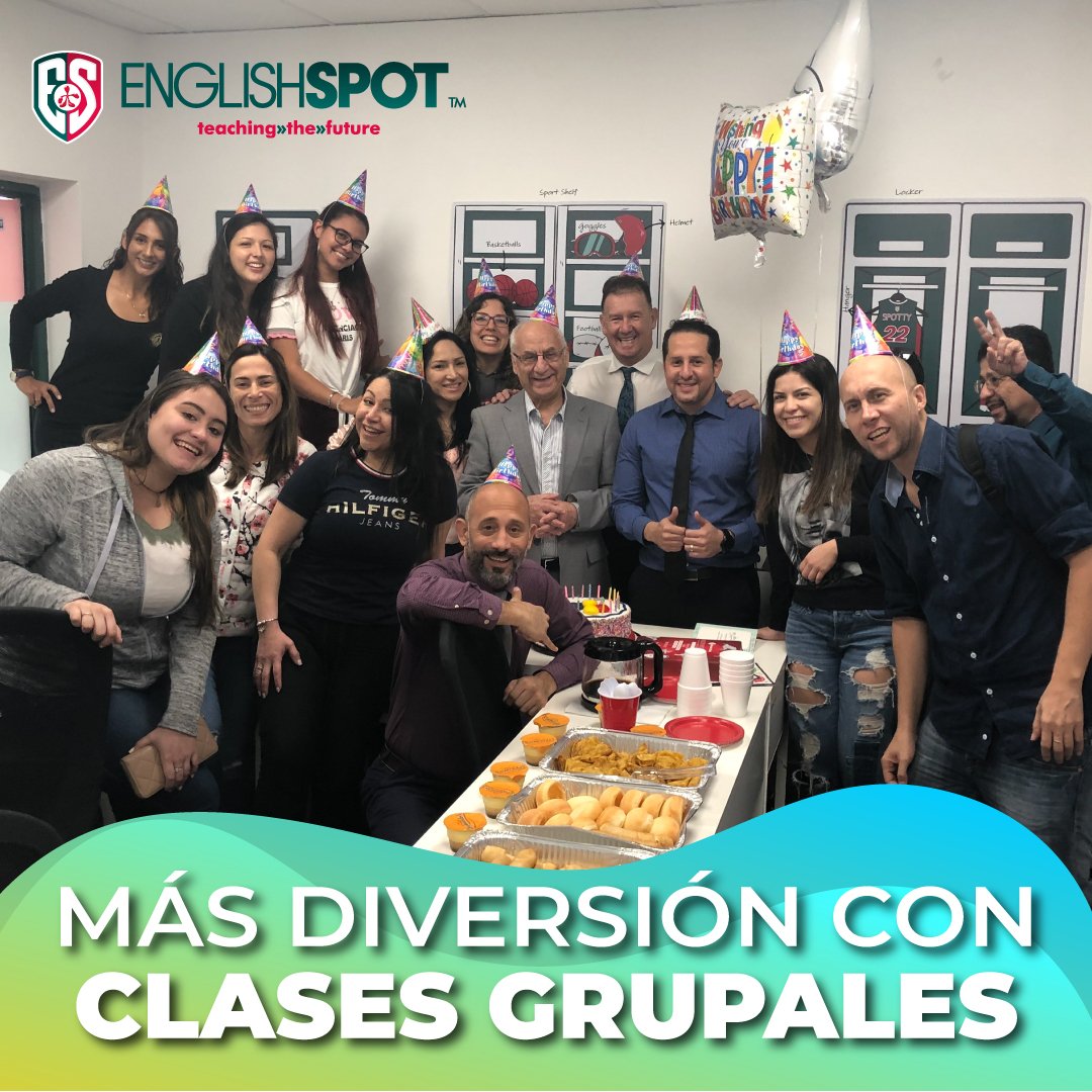 EnglishSpotInc's tweet photo. Aprender inglés nunca había sido tan divertido como lo es con nuestras Clases Grupales, llenas de dinamismo e interactividad. Además, de poder hacer nuevas amistades

Contáctanos al (786) 715 3476 para mayor info o ingresa a https://t.co/1ndDuhGw9B

#AprenderIngles #Metas https://t.co/5oSdjeGj7g