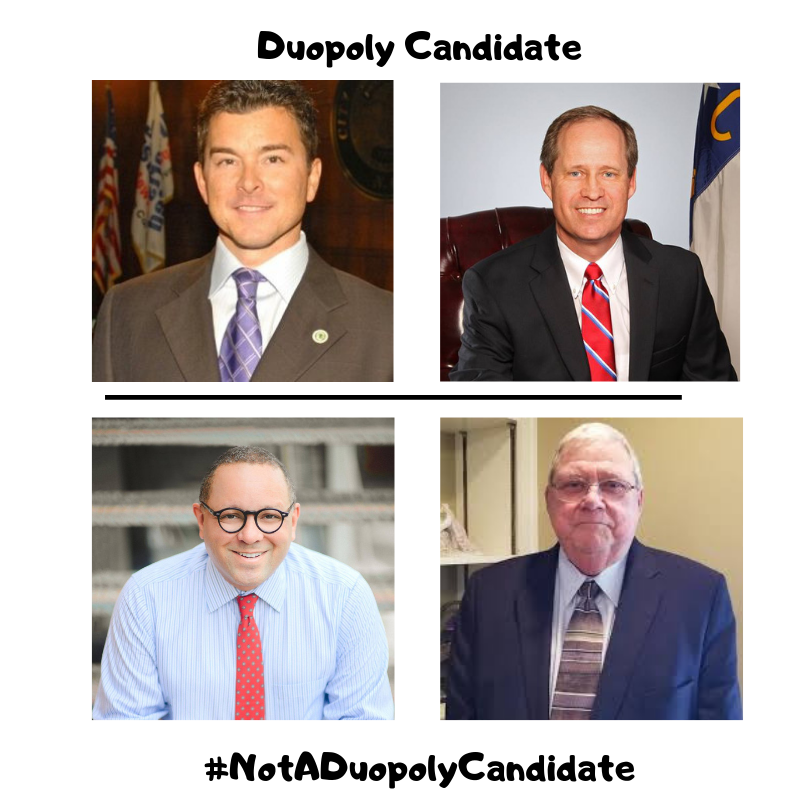 OpenTheDebates's tweet photo. @realDonaldTrump NORTH CAROLINA. You have 2 more options in #NC09 & 2 more options in #NC03 that the media has shamefully silenced.
#NotADan
#NotADuopolyCandidate https://t.co/2akX0Wtdj6
