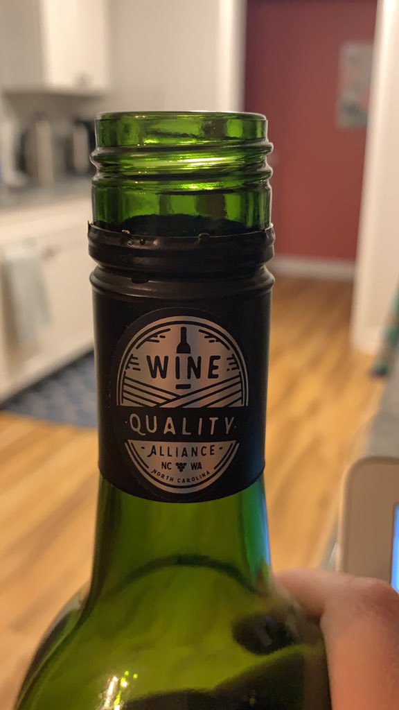 winemouths's tweet photo. The Guilty is part of the QAP - way to go @windsorruncella!! The Quality Alliance Program is striving to make #NCWine even better! #ncwinechat https://t.co/RAypv5zBJX