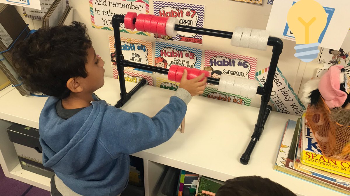 mrskolosclass's tweet photo. Began our addition unit with Math Stackers and my new Rekenrek! Thank you @ldschwarz for helping me build this math tool! @SippelStallions #mathstackers https://t.co/FEOD2AVKy3