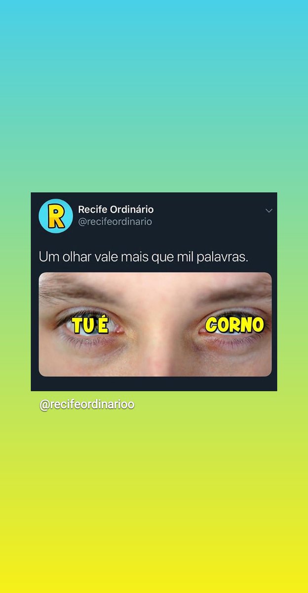 Né mentira não 😂🤣
Pernambucano é fogo.