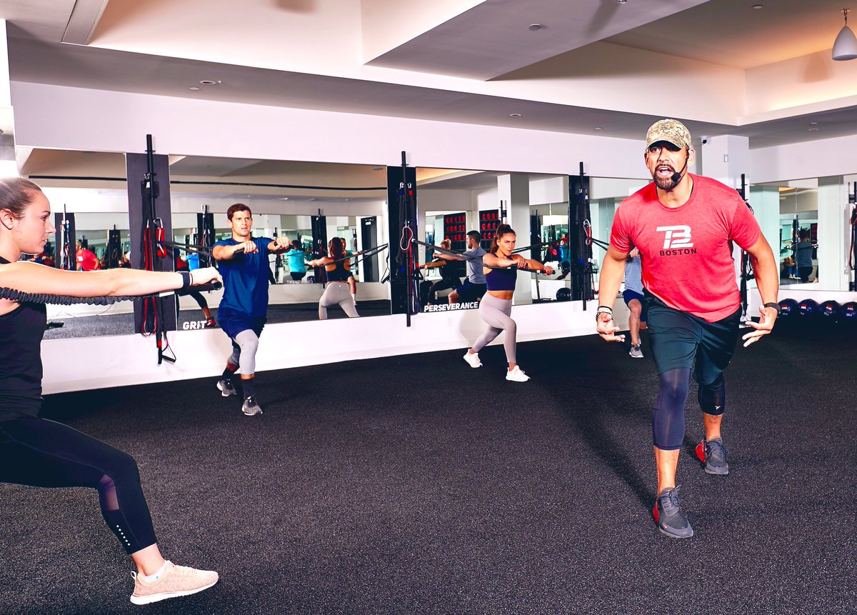 TB12sports's tweet photo. TB12 Speed of Sport group fitness classes officially launch this Wednesday at the TB12 Performance & Recovery Center in Boston.
Be one of the first to experience group fitness at TB12, and perform the same functional exercises as Tom Brady!
Sign Up » https://t.co/wgeJlG4TYt https://t.co/MkQnLU7ptx
