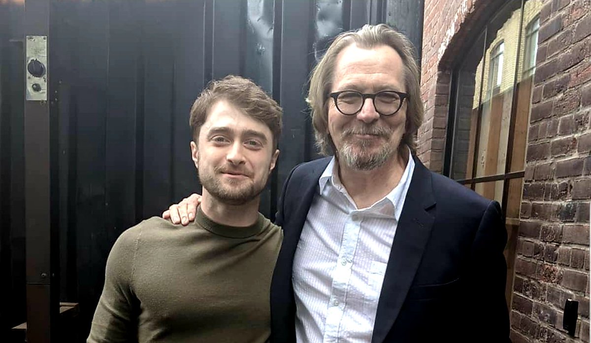 leaky's tweet photo. Here we go! THIS is what we've been waiting for!😘😭😭⚡
#repost @szaconagency insta via @Danradgermany
"Oh wow, I need a photo with you." - Daniel Radcliffe running into his friend Gary Oldman at our #LATHQ at @barotoronto with @latimesevents! Sirius + Harry forever. #TIFF19 https://t.co/4g7yOyxI1f