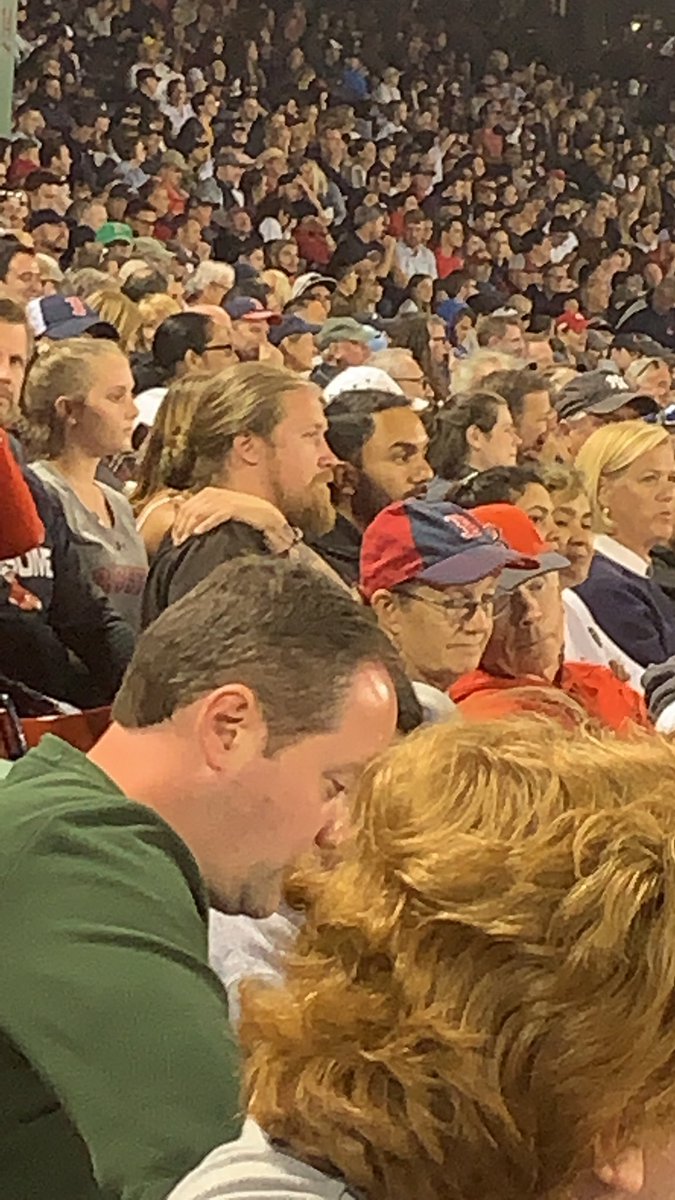 Jim took us to the Sox game today for #meghanmonday and our first company outing! Don’t inow why our seats are so far apart though! #weird #WeirdThingsThatIFindNormal