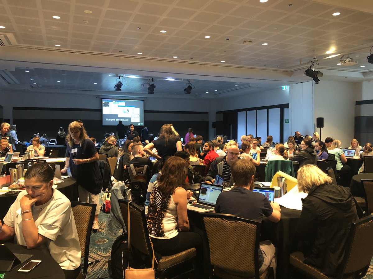 Getting our code on at the Digital Technologies Olympics. Let the games begin! #tccwa #wa_stem