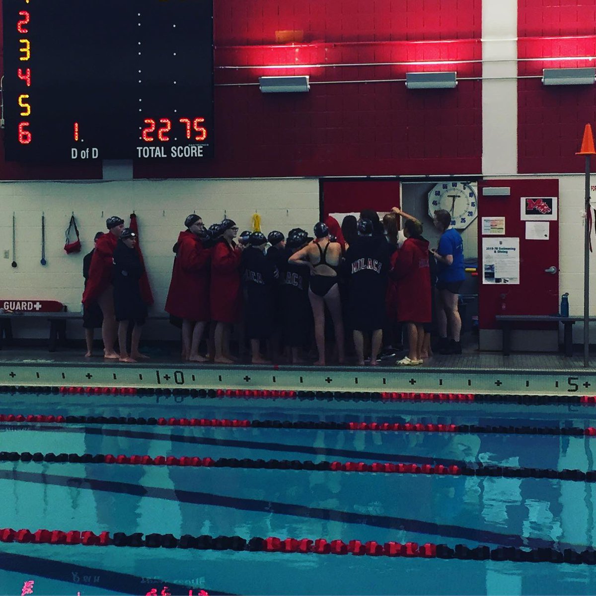MilacaSwimDive's tweet photo. Congrats to our junior high swimmers on their victory over Buffalo and Foley tonight!  Final score Milaca 159-Foley 98-Buffalo 70. #milaca #milacawolves #milacawolvesswim #swimming #gowolves #packpride https://t.co/MC2WvSHZLi