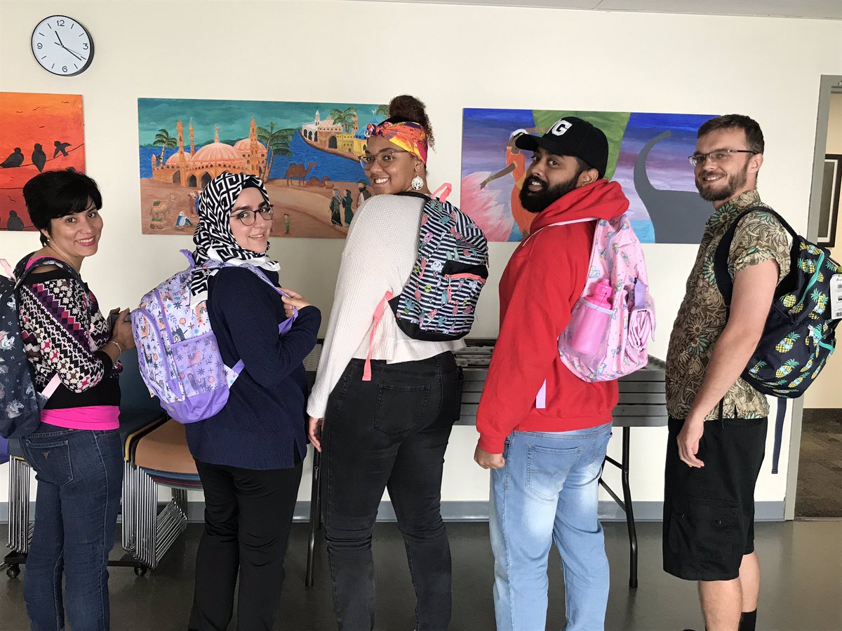 svpathways's tweet photo. A big thank you @ShawInfo and @FreedomMobile for supporting our students @svpathways. Our team is excited to distribute the 100+ backpacks you donated to our new students this week! A great way to kickstart the school year! https://t.co/k4Qt92ScXB