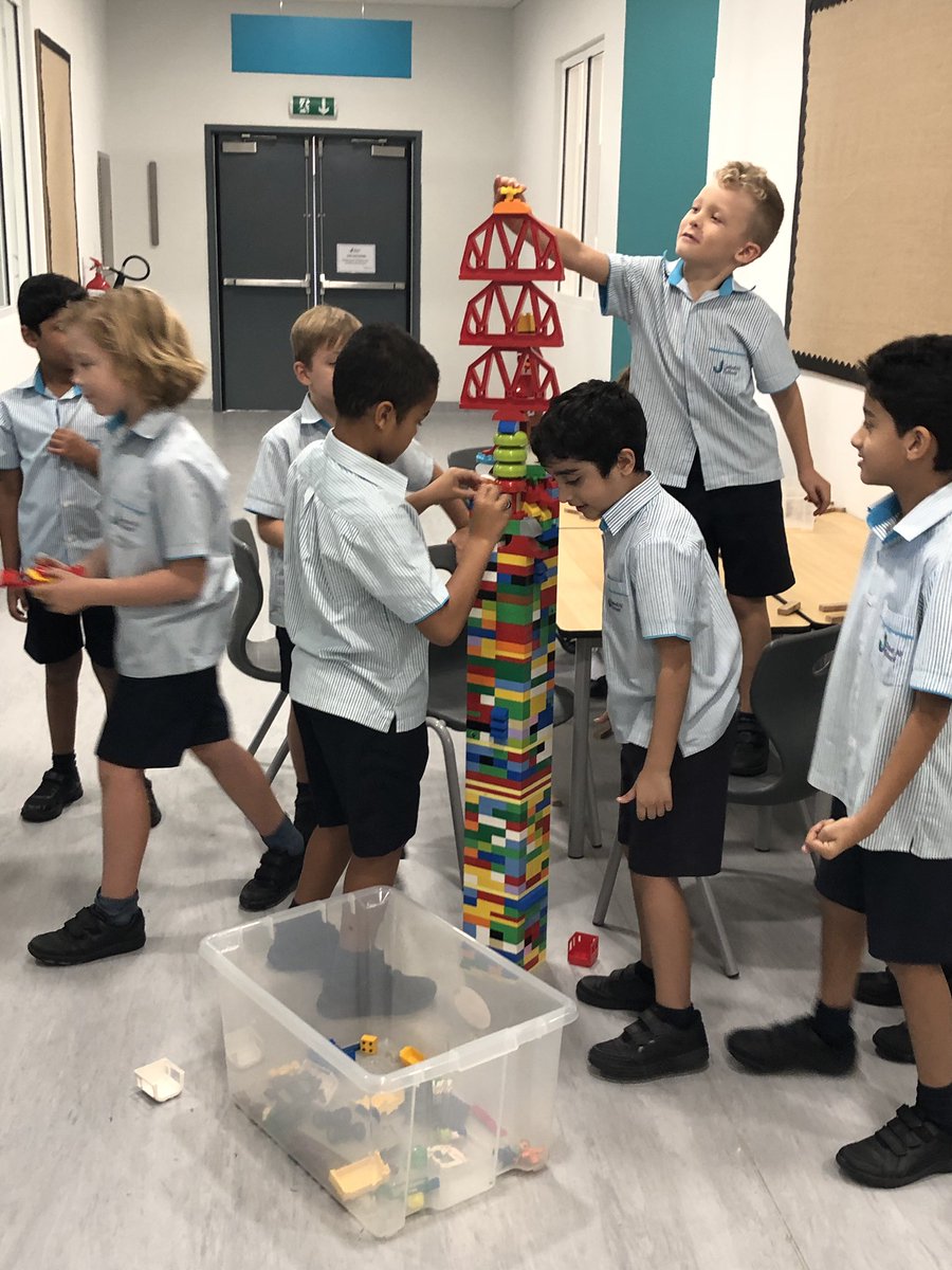 Principal_JAS's tweet photo. Towers as tall as your teacher for us @jebelali. When the teacher tries to blow it over however... @MrAndiPrice https://t.co/xRXMibVuCd