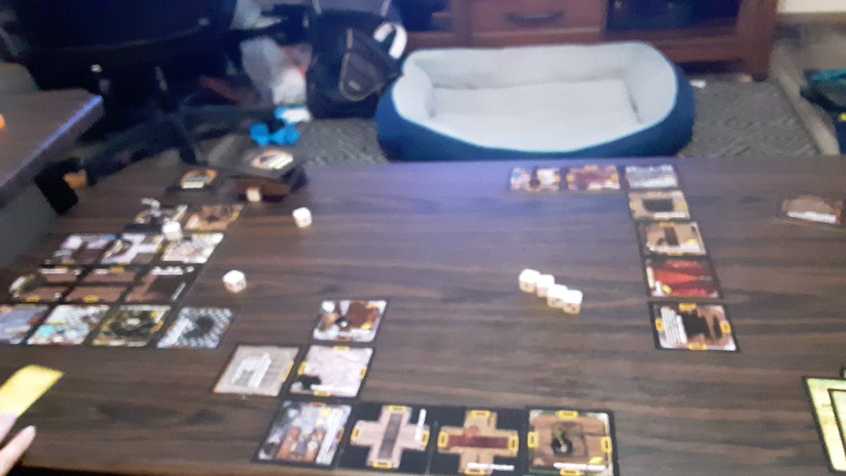 RevTimTCG's tweet photo. Various pictures taken of the various rounds of game last night. Truly, looking forward to finally losing my first time playing #bahoth the scenarios last night were pretty fun actually. Little one sided but fun. https://t.co/DHUfwzFDwT