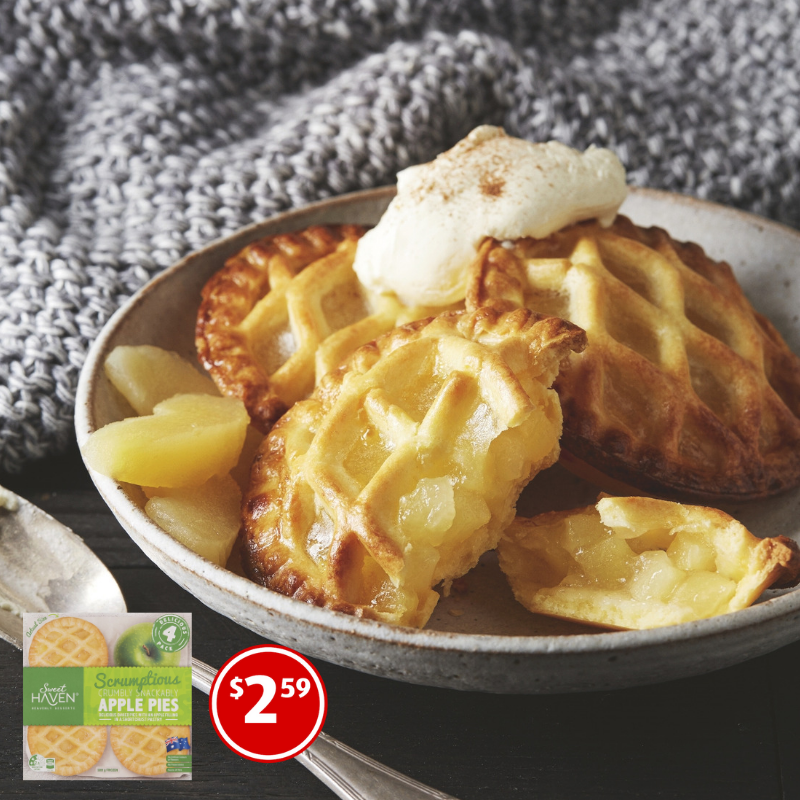 ALDIAustralia's tweet photo. Make your week sweeter with scrumptious apple pies! #ApplePie #SnackPie #Pies #Yum https://t.co/iK3M5mfsH4