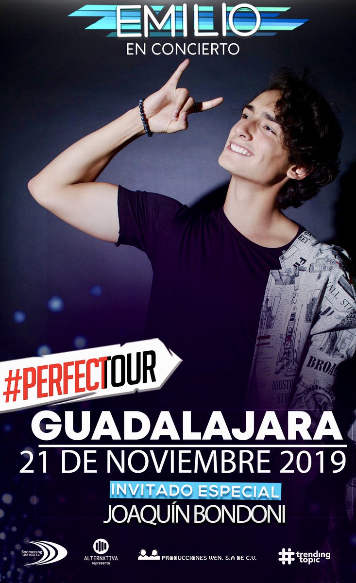 boomerangmusic's tweet photo. Confirmado!!! #PerfecTourGuadalajara 21 de Noviembre 2019 https://t.co/FfRNGgqeUK