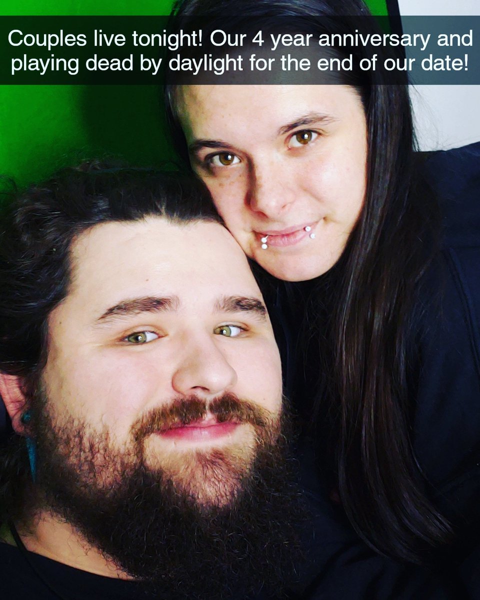 VeloxMora09's tweet photo. Come watch us play dead by daylight on our 4 year anniversary with great friends! https://t.co/u8dPwHVaWx #dbd #deadbydaylight #twitch #twitchstreamer #twitchtv #goinglive #coupleslive https://t.co/JYdgaMqGw7