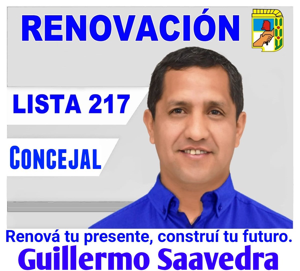 #GuillermoSaavedra #Concejal 
Apostemos con convicción por nuestro candidato..que el apuesta por nuestros niños y jóvenes!!! 
LISTA 217 
<a href="/fguillesaavedra/">GUILLERMO SAAVEDRA</a> <a href="/patriciapinasco/">Patricia Pinasco</a>