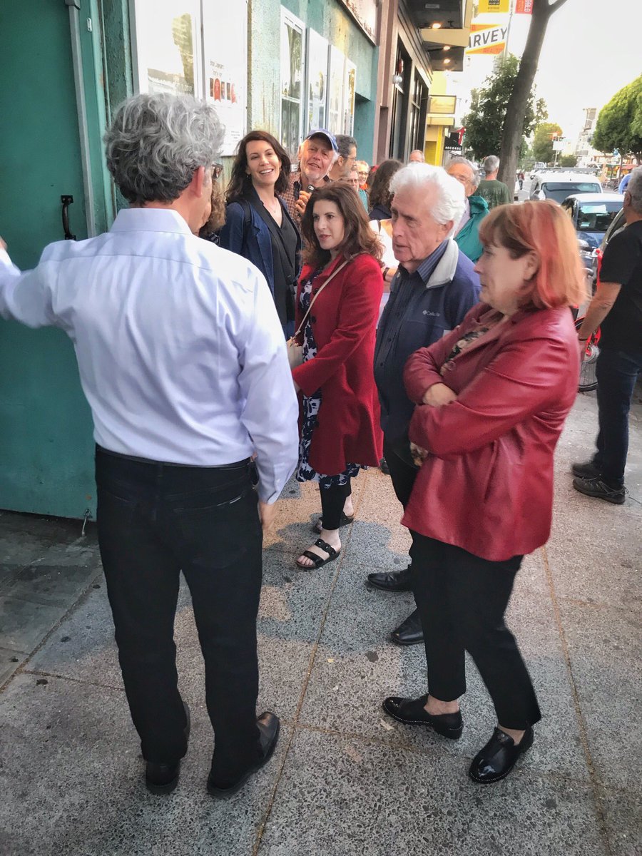 How fun! One of our presenters tonight, <a href="/danschifrin/">Daniel Schifrin</a> welcomes the patrons, including the nice folks from <a href="/jewishsf/">J. The Jewish News of Northern California</a>. 

We love seeing such a supportive community for Monday Night Marsh.