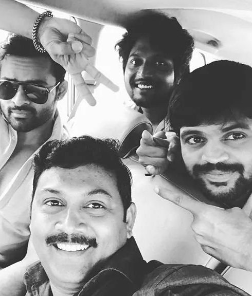 Powersekhar3's tweet photo. Comedian Praveen,mahesh &amp; @mj_suhas with #SupremeHero @IamSaiDharamTej 
from the sets of #PratirojuPandaage @DirectorMaruthi @SKNonline #SDT12 https://t.co/6cgFrgbyqv https://t.co/VYUFZtC1bq