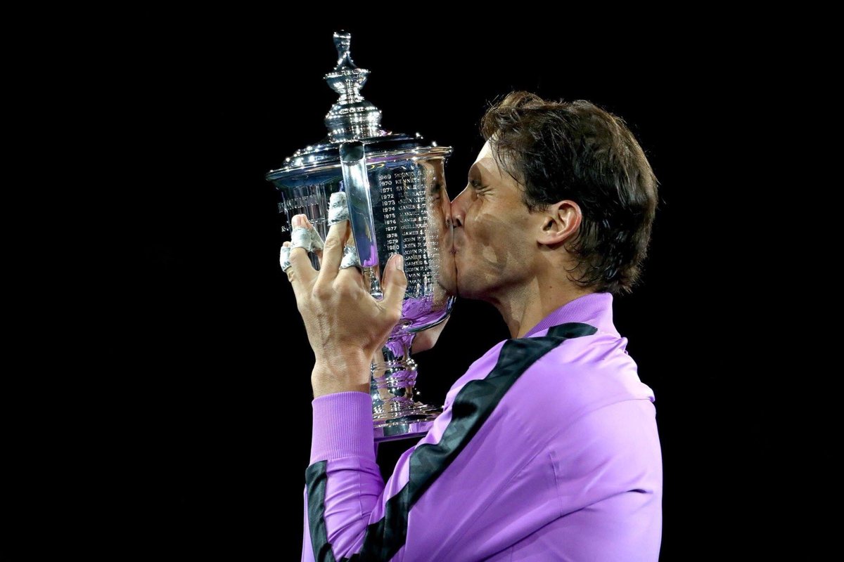 mehdielouadni's tweet photo. Champion #19 🏆🇪🇸👑
#USOpen
#Rafa19 https://t.co/64EECOaE6U